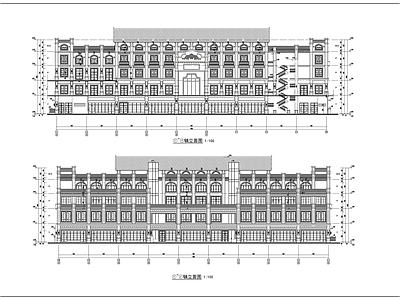 商业广场四层商业用房建筑 施工图