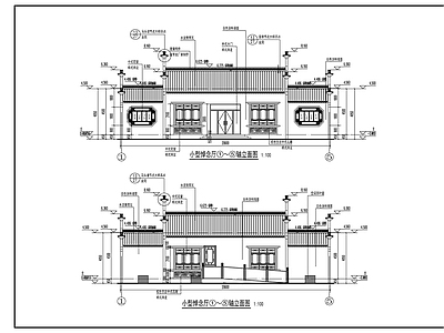 殡葬小型悼念厅建施图 施工图