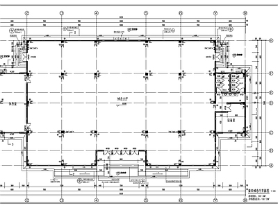 殡葬豪华悼念厅建施图 施工图