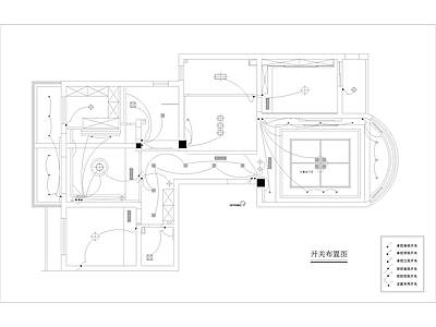 现代家装大平层样板间 施工图