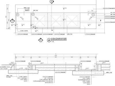 生活垃圾垃圾池详图 施工图