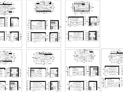 公寓橱柜CAD 施工图