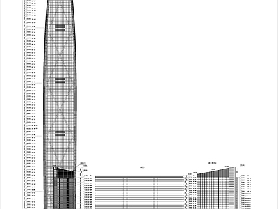 深圳京基超高层金融中心 施工图