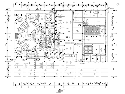 雷克萨斯汽车展厅店 施工图 展销厅