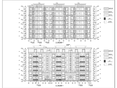 现代风格多层洋房说明详图节能全套 施工图