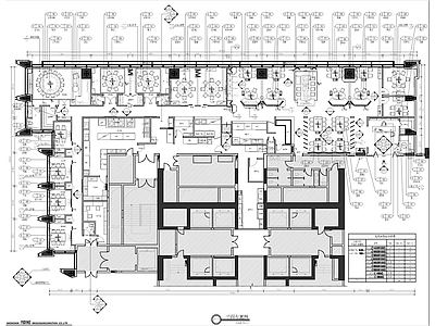 东宝海鲜自助餐厅 施工图