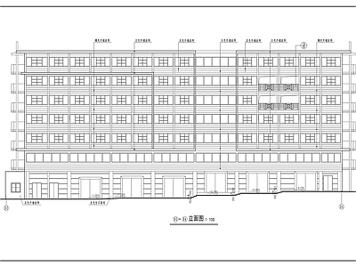 学生公寓建筑 施工图