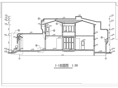 北方四合院建筑 施工图