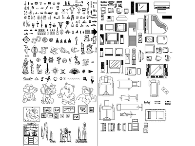 综合家具图库大全 施工图