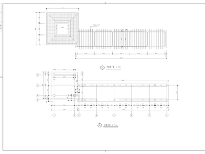 亭廊大样图 施工图