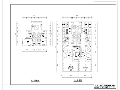 六层叠别墅独立电梯入户方案 施工图