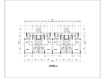 龙州湾叠拼户型 施工图