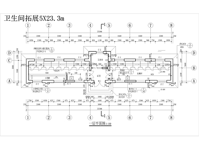 某学校公共厕所建筑 施工图