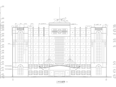 大学实验楼建筑11300平米图 施工图