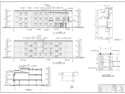 幼儿圆整套建筑设计 施工图