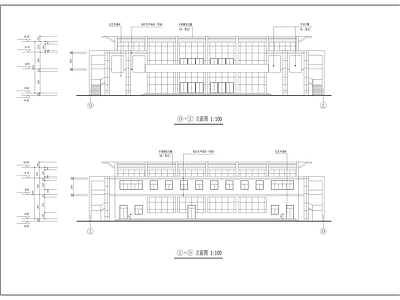 学院新校舍食堂建筑 施工图