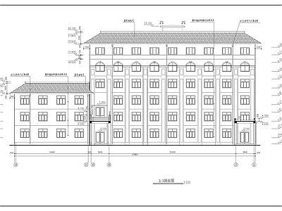 学校综合楼建筑 施工图