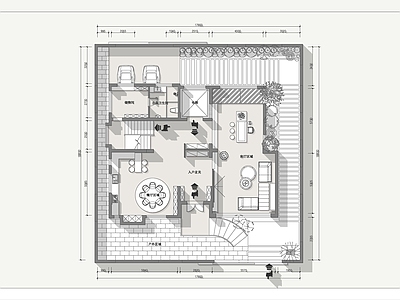 四层自建房别墅布局 施工图