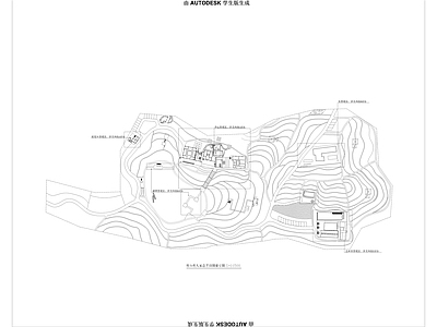 度假景观乡村建设规划图纸 施工图 乡村规划