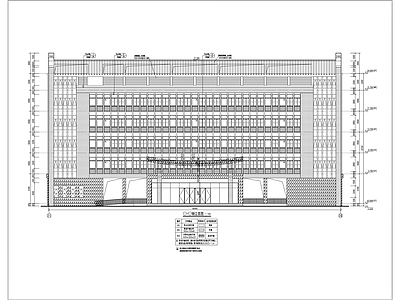 工业学校新建实训楼教学楼建筑 施工图