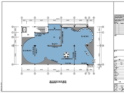 1200㎡科技展厅 施工图