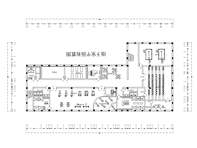 党群服务中心 爱心驿站 服务大厅平面布置图 施工图