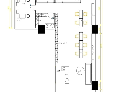 小型美甲店 施工图