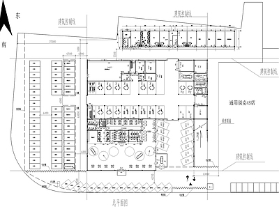 本田4S店 施工图 展销厅