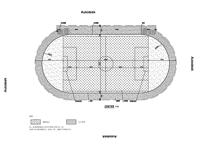 跑道足球 施工图
