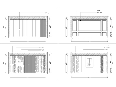 电视背景墙 图库 施工图