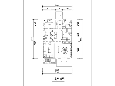 两面宽4层别墅 施工图