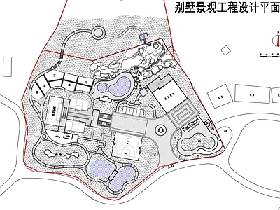 私家别墅庭院景观设计方案 施工图