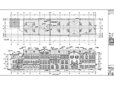 4层村委会办公楼建筑设 施工图