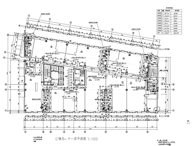 二十二层现代办公综合体建 施工图