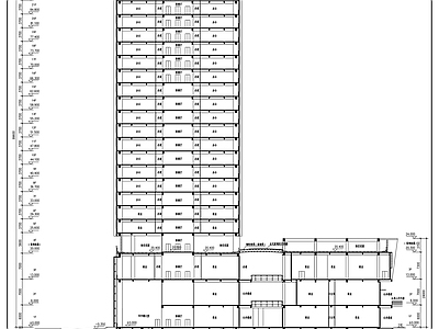 现代风格高层办公楼建 施工图