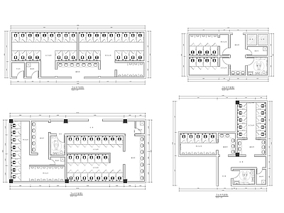 公共卫生间室内平面图