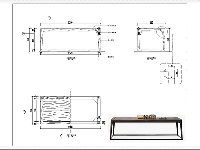 条凳 施工图 家具节点