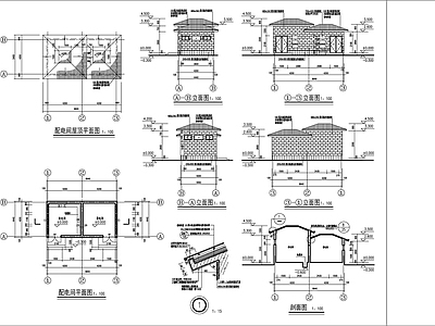 设备房建筑图 施工图