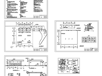 加油站建施图 施工图