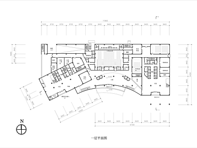 影视大厦平面图 施工图