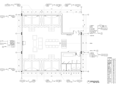 宿舍公区5套房间平立 施工图