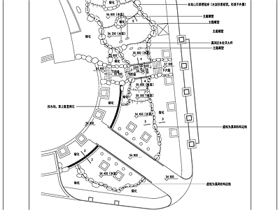 河道溪流002 施工图 休闲景观