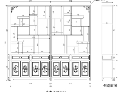 博古架CA 施工图