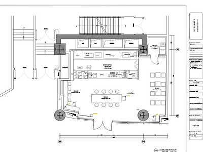 咖啡店室内装饰 施工图