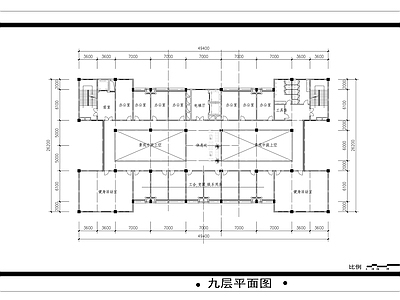 十四层广电中心建筑方案图 施工图