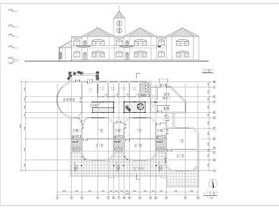 幼儿园建筑方案图 施工图