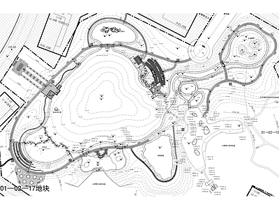 现代特色公园景 施工图