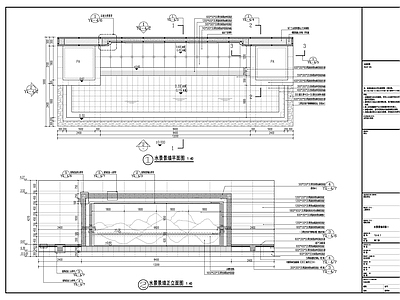 水景景墙 施工图