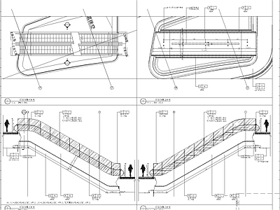 标准扶梯大样图 施工图
