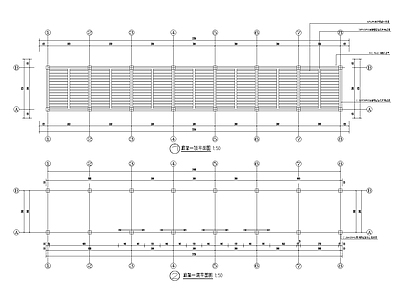 廊架详图 施工图